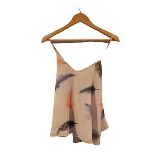 Rory Beca for Forever 21 cream feather cream tank top